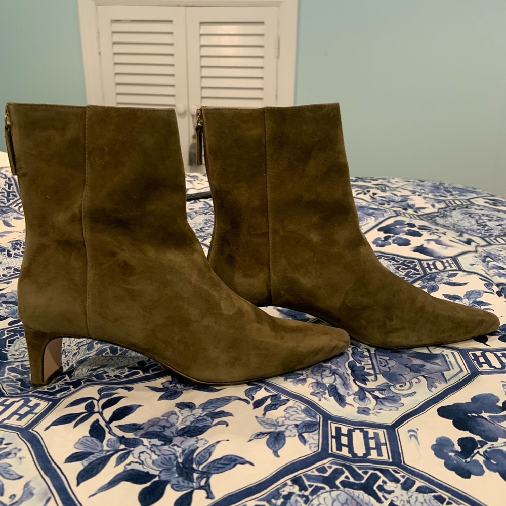 J. Crew Suede Kitten Heel Boot